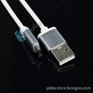 Metallic Data Sync Cable For Iphone 6 6plus 5 5S 5C 8 Pin Charging Cable